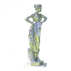 Statue de femme venus en fonte
